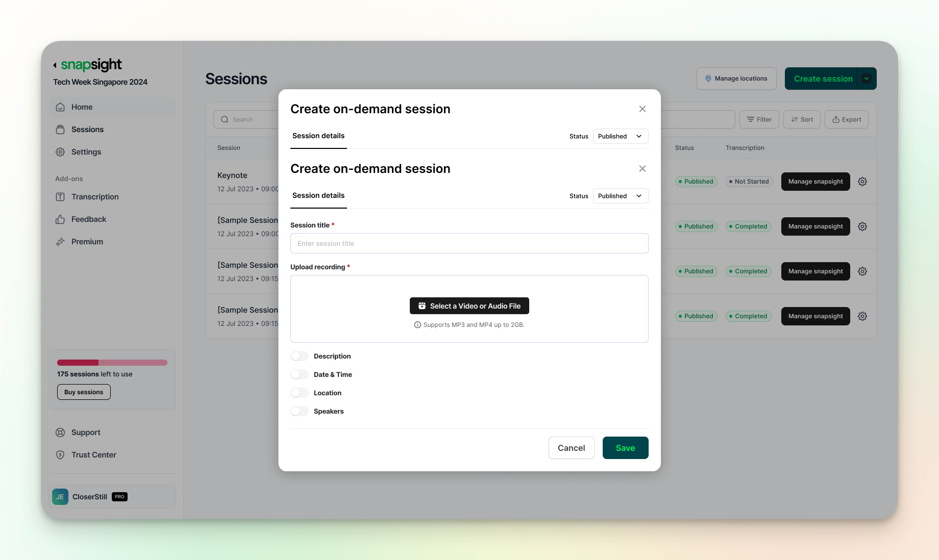 On-Demand content processing