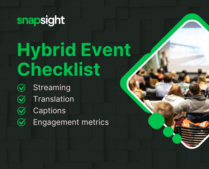 Hybrid conference planning checklist