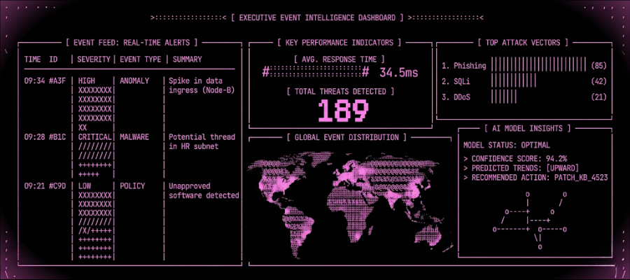 event executive briefing report showing key insights and outcomes